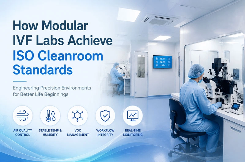 How Modular IVF Labs Achieve ISO Cleanroom Standards
