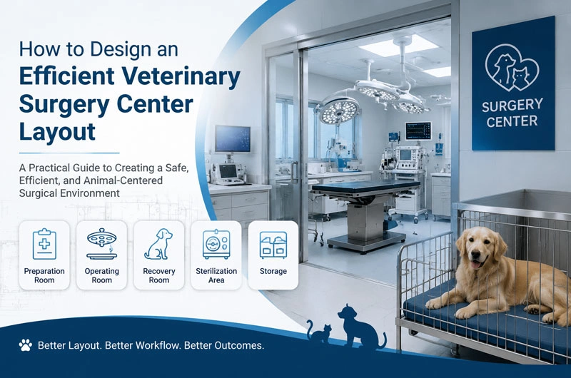 Veterinary Surgery Center Layout