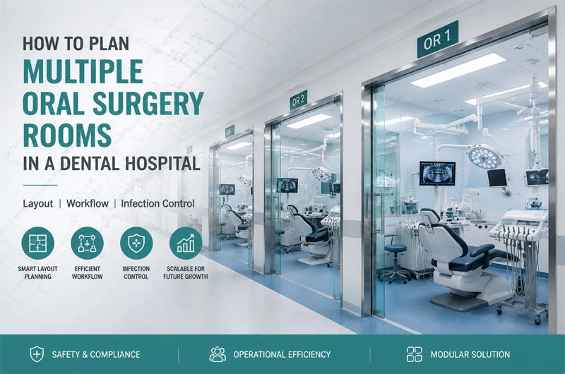 How to Plan Multiple Oral Surgery Rooms in a Dental Hospital