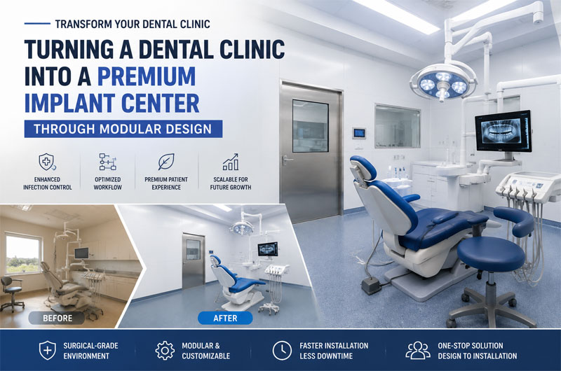 Turning a Dental Clinic Into a Premium Implant Center Through Modular Design